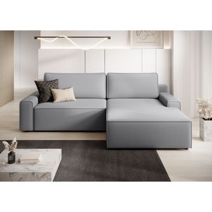 TRENDMANUFAKTUR Ecksofa »Challenge, Schlafsofa mit Bettkasten, Couch in L-Form, Breite 245 cm«, Recamiere beidseitig montierbar, auch in trendigem Cordstoff