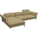 FLEXLUX Ecksofa »Salino, Funktionssofa mit Recamiere, Relaxsofa, Ecksofa«, Sofa mit Arm- und Kopfteil-Verstellungen, Kaltschaum & Stahl-Wellen