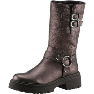 Gabor Bikerboots, Blockabsatz, Plateau, Stiefelette, Kurzstiefel mit Best Fitting