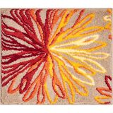 Grund Badematte »Art«, rutschhemmend beschichtet, fußbodenheizungsgeeignet, florales Muster, elegante Badematte