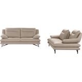 CALIA ITALIA 2-Sitzer »Cezanne, italienisches Design trifft erstklassigen Sitzkomfort, Leder«, Edles Designsofa in besonders langlebigen & pflegeleichten Lederarten