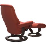 Stressless® Relaxsessel »Sunrise«, (Set, Relaxsessel mit Hocker), mit Classic Base, Größe S, Gestell Wenge