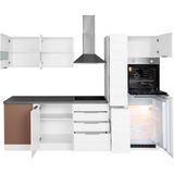 KOCHSTATION Winkelküche »KS-Luhe«, Stellbreite 240x270 cm, wahlweise mit oder ohne E-Geräten, MDF-Fronten