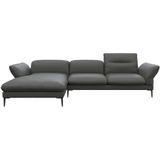 FLEXLUX Ecksofa »Salino, Funktionssofa mit Recamiere, Relaxsofa, Ecksofa«, Sofa mit Arm- und Kopfteil-Verstellungen, Kaltschaum & Stahl-Wellen