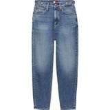 Tommy Jeans Mom-Jeans »High waist - Mom-Jeans Tapered«, mit Logo-Stickereien, in knöchelfreier Länge