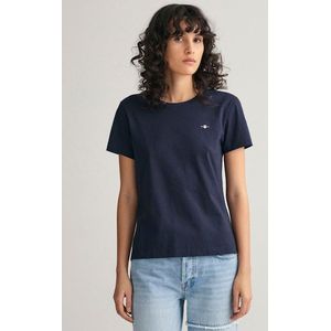 Gant T-Shirt »REG SHIELD KA T-SHIRT«, mit einer kleinen aufgestickten Wappen-Grafik auf der Brust