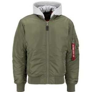 Alpha Industries Bomberjacke »Alpha Industries Men - Bomber Jackets MA-1 Zip Hood Back EMB«