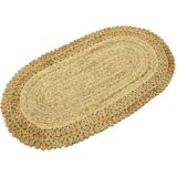 carpetfine Sisalteppich »Juteteppich Luca«, rechteckig, 13 mm Höhe, natürliches Pflanzenmaterial von Hand gewebt, Boho Style