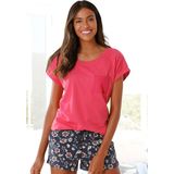 Vivance Dreams Shorty, (2 tlg.), mit gemusterter Schlafshorts