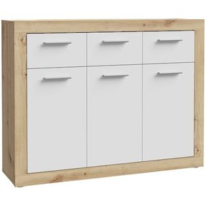 FORTE Sideboard »Baccio«, Breite 118 cm, höhe 92 cm, 3 Türen und 3 Schubkästen