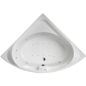 OTTOFOND Whirlpool-Badewanne »Laguna«, (Komplett-Set, 1 tlg.), Typ Premium, chrom
