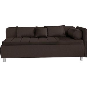 alina Schlafsofa »Kiana«, mit Bettkasten und Zierkissen, Liegefläche 90/200 cm oder 100/200 cm