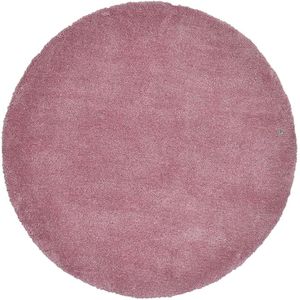 TOM TAILOR HOME Hochflor-Teppich »Shaggy Teppich Cozy«, rund, 25 mm Höhe, Uni Farben, auch in Pastell Farben, weich & kuschelig