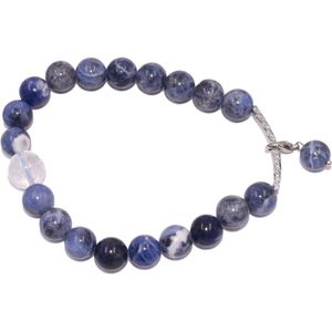 Firetti Charm-Armband »Schmuck Geschenk Silber 925 Armkette Charmarmband Sternzeichen«, Made in Germany - mit Edelsteinen