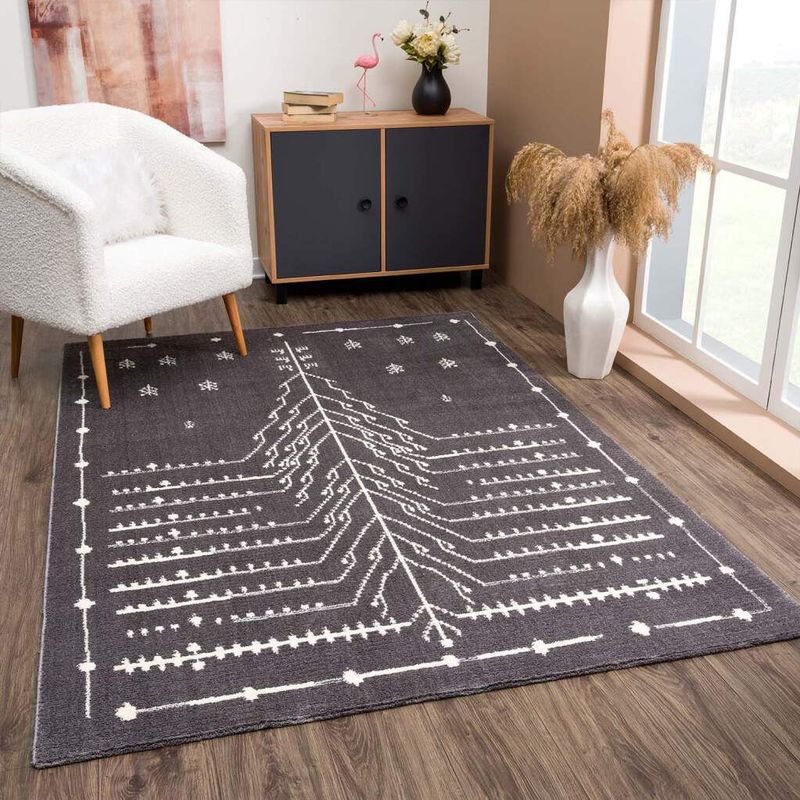 Carpet City Teppich »April 2308«, rechteckig, 10 mm Höhe, Läufer, weich durch Microfaser, Boho Ethno Look, Wohnzimmer