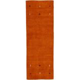 carpetfine Wollteppich »Gabbeh Uni«, rechteckig, 15 mm Höhe, reine Wolle, handgewebt, Gabbeh Loom Tiermotiv, auch als Läufer