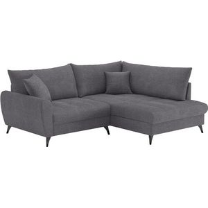 Mr. Couch Ecksofa »Blackburn II L-Form«, Wahlweise mit Kaltschaumpolsterung bis 140 kg belastbar