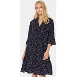 Saint Tropez Blusenkleid »EdaSZ Dress«, mit Volant und 3/4 Ärmel
