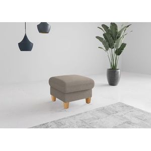 Home affaire Polsterhocker »Rochelle«, (1 St.), Massive 12 cm Holzbeine