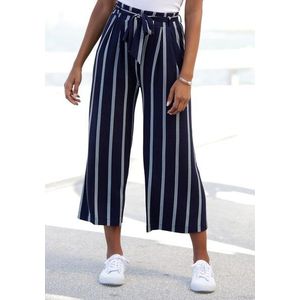 LASCANA Culotte, (mit Bindegürtel), in Paperbag-Form, luftige Jerseyhose, casual