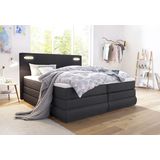 COLLECTION AB Boxspringbett »Ninoni«, inkl. Bettkasten, Topper und wahlweise mit LED-Beleuchtung, Liegefläche 180 x 200 cm