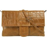 Cluty Abendtasche, echt Leder, Made in Italy