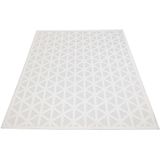 Carpet City Teppich »In-& Outdoorteppich Santorini 446, 3D-Effekt, Geo-Muster«, rechteckig, 5 mm Höhe, Wetterfest & UV-beständig für Terrasse, Balkon, Küche, Flur