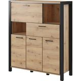 Home affaire Highboard »Aktiv«, Breite 120 cm