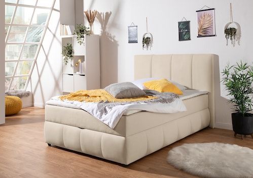 INOSIGN Boxbett »Hartley«, Inkl. Bettkasten & Topper, wählbar in H2, H3 o. H4