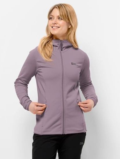 Jack Wolfskin Fleecejacke »BAISELBERG HOODED FZ W«, mit Kapuze
