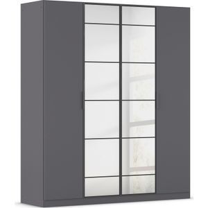 rauch Drehtürenschrank »Kleiderschrank Schrank Garderobe Schlafzimmerschrank ACERO«, Mitteltüren mit Spiegel in moderner Loft-Optik MADE IN GERMANY