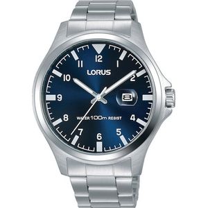 LORUS Quarzuhr, Armbanduhr, Herrenuhr, Datum, Edelstahlarmband, bis 10 bar wasserdicht