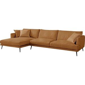 Egoitaliano Ecksofa »Sophia, Designsofa mit extrakomfortablem Sitzkomfort«, mit Daunenfederung, L-Form