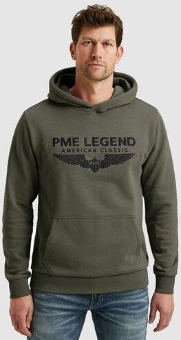 PME LEGEND Kapuzensweatshirt »Hooded soft terry with logo«, mit Logostickerei
