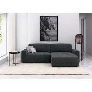 INOSIGN Ecksofa »Chance, Recamiere beidseitig montierbar, Schlaffunktion, Breite 265 cm«, auch in Cordstoff, Schlafsofa mit Bettkasten, Couch in L-Form
