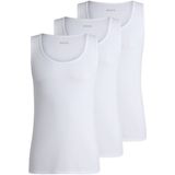 BOSS Tanktop »3P RibClassic BOSS ONE x David Beckham«, Ton in Ton Stickerei auf der Brust