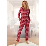 H.I.S Pyjama, (Set, 2 tlg.), aus Flanell mit Allover-Karomuster