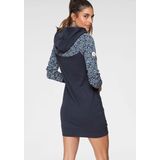 KangaROOS Sweatkleid, Mini-Länge, sportlicher Stil, aus Baumwolle, langärmlig