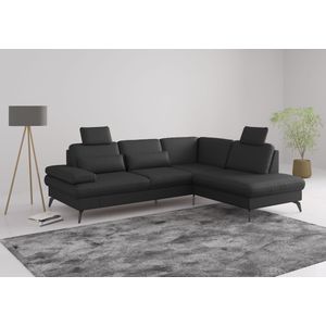 sit&more Ecksofa »Morris L-Form, inkl. Sitztiefenverstellung«, wahlweise mit Armteilverstellung, Bettfunktion & Bettkasten