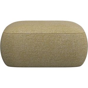 FLEXLUX Pouf »Torino, rund, bodennah, Sitzhocker, Polsterhocker«, Modernes, organisches Hocker-Design, Kaltschaum, Wellenunterfederung