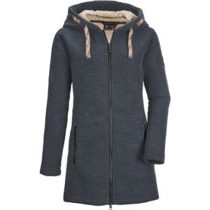 G.I.G.A. DX by killtec Fleecejacke »GW 54 WMN KNTFLC PRK«, Windabweisender Damen Strickfleeceparka mit Kapuze und Fleecefutter