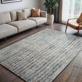 my home Teppich »Liorra«, rechteckig, 8 mm Höhe, Kurzflor, modernes Design, pflegeleicht, Wohnzimmer