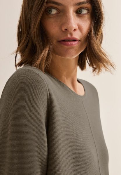 Cecil Strickpullover, mit 3/4-Arm und Rundhals