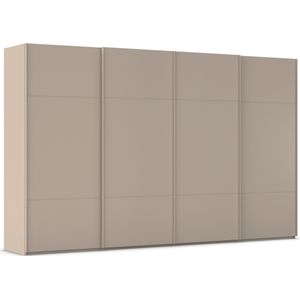 rauch Schwebetürenschrank »Kleiderschrank Schrank Garderobe Schlafzimmerschrank SCALE-TRIO«, edle dreigeteilte Front, 2 Zierleisten in Griff-Farbe MADE IN GERMANY