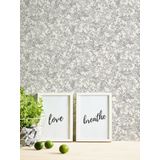A.S. Création Vliestapete »Attractive 2 Tapete Floral«, matt, Floral bläter pflanzen landhaus strukturiert Grau Hellgrau