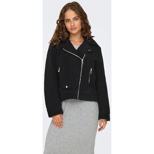 ONLY Bikerjacke »ONLRIO TEDDY BIKER JACKET CC OTW«, im Biker Style aus kuscheligem Teddyplüsch