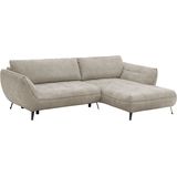 exxpo - sofa fashion Ecksofa »Samoa, bequem und modern, mit Easy-Lift-Bettfunktion, L-Form«, Ecksofa Samoa, inkl. Bettfunktion, Bettkasten und Rückenkissen