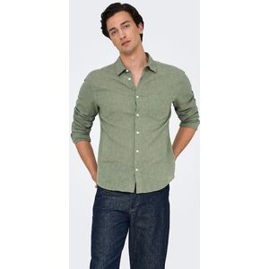 ONLY & SONS Langarmhemd »ONSCAIDEN LIFE REG LS 1 PKT SHIRT NOOS«