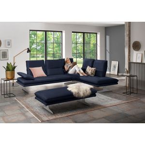 W.SCHILLIG Ecksofa »broadway, Designsofa, mit tollem Sitzkomfort, L-Form«, Sitztiefenverstellung, Kopfteil- & Seitenteilverstellung, Breite 284cm