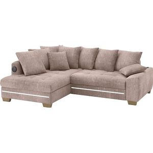 Mr. Couch Ecksofa »Nikita II, L-Form«, mit Kaltschaum, RGB-LED, Soundsystem, wahlweise mit Bett, Bettkasten
